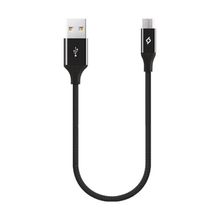 Ttec 2DK25S Siyah 30 cm Alumi Cable Micro USB Şarj ve Data Kablosu