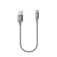 Ttec 2DK26UG Alumi Cable Mini 30 cm Uzay Grisi Type-C Şarj Ve Data Kablosu