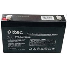 Ttec 6V 7AH 20HR Bakımsız Kuru Akü