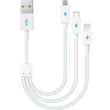 Ttec DK31 AlumiCable Mini Trio Üçü Bir Arada Şarj ve Data Kablosu