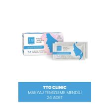 TTO Clinic 24 Adet Makyaj Temizleme Mendili