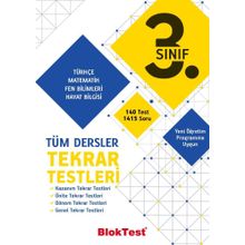 Tudem Yayınları 3.Sınıf Tüm Dersler Tekrar Testleri