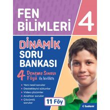 Tudem Yayınları 4.Sınıf Dinamik Fen Bilimleri Soru Bankası