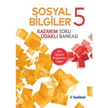 Tudem Yayınları 5.Sınıf Sosyal Bilgiler Kazanım Odaklı Soru Bankası