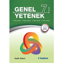 Tudem Yayınları 7. Sınıf Genel Yetenek Kitabı
