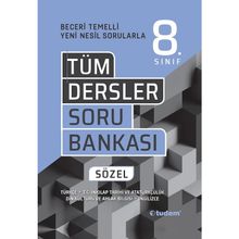 Tudem Yayınları 8.Sınıf Tüm Dersler Sayısal Sözel Soru Bankası Seti