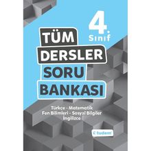 Tudem Yayınları TY0042 4. Sınıf Tüm Dersler Soru Bankası
