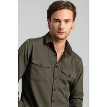 Tudors 1121441153 Slım Fit Düz Cepli Gabardin Erkek Gömlek