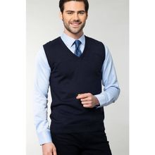 Tudors 19144 Slim Fit Dar Kesim V Yaka Kendinden Desenli Erkek Süveter