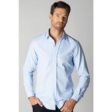 Tudors MD220009-101 Modern Slim Fit Dar Kesim Armürlü Erkek Gömlek