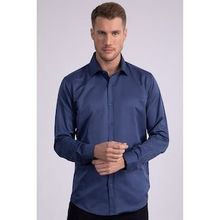 Tudors Modern Slim Fit Düz Saten Erkek Gömlek
