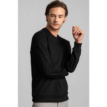 Tudors Siyah Bisiklet Yaka Basıc Unisex Sweatshirt
