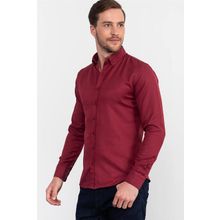Tudors Slim Fit Dar Kesim Oxford Spor Beyaz Erkek Gömlek