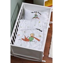 Tuğba Kuğu Pure Baby Serisi Tilki Ve Küçük Prens 60x100 cm Anne Yanı Beşik Nevresim Takımı