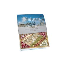 Tuğba Kuruyemiş 540 gr Ankara Geleneksel Tatlar Metal Kutu Lokum