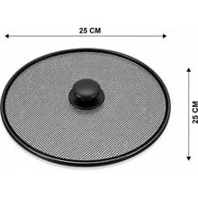 Tuğraçelik Ibico İ22-418 Kulplu Tel Yağ Sıçratmaz - 25 cm Metal Çerçeveli- 12'li Paket