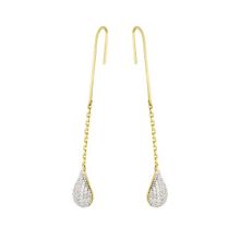 Tuğrul Altın T025824 Altın Sallantılı Küpe