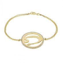 Tuğrul Altın T035603 Taşlı Altın Bileklik