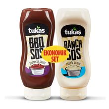 Tukaş Ranch Sos 400 gr + Barbekü Sos 335 gr Set