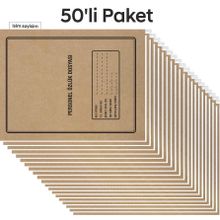 Tunakart 4 Yapraklı 50'li Paket Metal Askılı Personel Özlük Dosyası