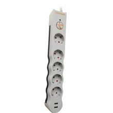 Tunçmatik TSK6134 Powersurge 1050 Joule Enerji Koruma Beyaz 5'li Priz