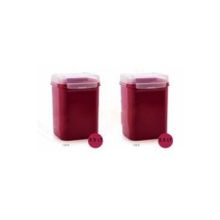 Tupperware 5.5 lt Bordo Özel Kare Saklama Kabı