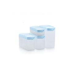Tupperware Mavi Kapaklı 4'lü Saklama Kabı