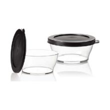 Tupperware Royal 2'li 290 ml Siyah Saklama Kabı