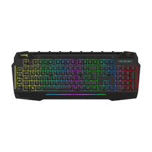 Turbox Giantpeak USB Kablolu RGB Işık Makrolu Sese Duyarlı Standart Q Gaming Oyuncu Klavyesi