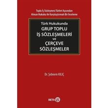 Türk Hukukunda Grup Toplu İş Sözleşmeleri ve Çerçeve Sözleşmeler - Şebnem Kılıç