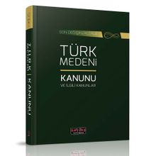 Türk Medeni Kanunu ve İlgili Kanunlar 2021 Savaş Yayınevi