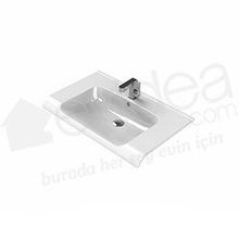 Turkuaz Anova Etajerli 80 cm Lavabo