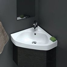 Turkuaz Seramik 46x46 cm Turkuaz Cerastyle Arda Köşe Mini Lavabo