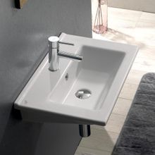 Turkuaz Seramik 55x36,5 cm Turkuaz Cerastyle Arte Etajer Uyumlu Mini Lavabo