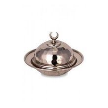 Turna Bakır TURNA5852-2 9 cm Saka Nikel El Dövme Yuvarlak Lokumluk