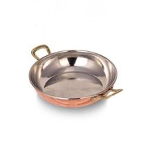 Turna Bakır TURNA7596-1 No: 5 22 cm Çelebi Kırmızı Düz Tava