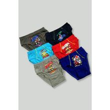 Tutku 0138 Erkek Çocuk 6 Adet Renkli Slip Külot