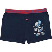 Tutku 253 Baskılı Elastan Lacivert Erkek Çocuk Boxer
