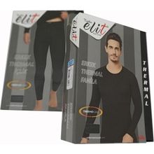 Tutku Elit Lüks Erkek Termal Body ve Tayt Takım - XL - Siyah