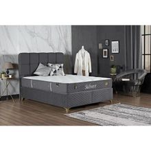 Tutku Silver 4 Mevsim Ergonomik Dsc Yaylı 160x200 cm Yatak