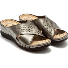 Twigy BB0342 Diba Bronz Kadın Terlik