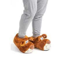 Twigy Fibert Erkek Hayvanlı Panduf Kahverengi 40/45