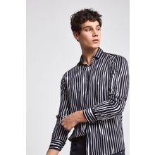 Twn 0EF020210256104M Lacivert Slim Fit Erkek Gömlek