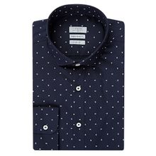Twn 0EF020211259103M Lacivert Slim Fit Erkek Gömlek