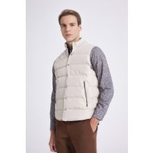 Twn 1ECY735210049 Slim Fit Taş Düz Yelek Mont