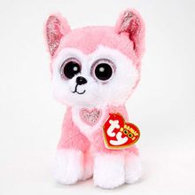 Ty Beanie Boos Husky Hunk 15 cm Pembe Peluş Köpek