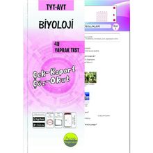 TYT AYT Biyoloji Çek Kopart 48 Adet Yaprak Testleri-Pano Yayınları