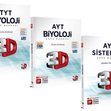 TYT AYT Biyoloji Soru Bankası Seti 3D Yayınları