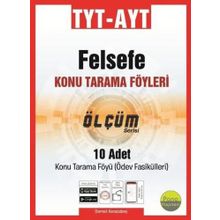 TYT AYT Felsefe Konu Tarama Föyleri Ölçüm Serisi 10 Fasikül-Pano Yayınları