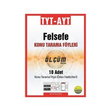 TYT AYT Felsefe Tarama Föyleri 10 Fasikül Pano Yayınevi